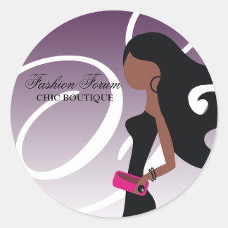 Autocollant 2 Sassy African American Fashionista 3