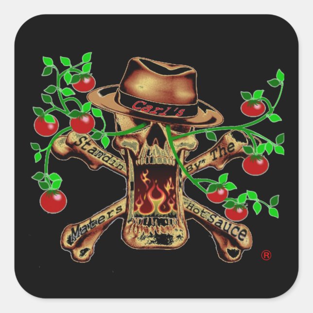 Autocollant 3 x 3 pouces (Devant)