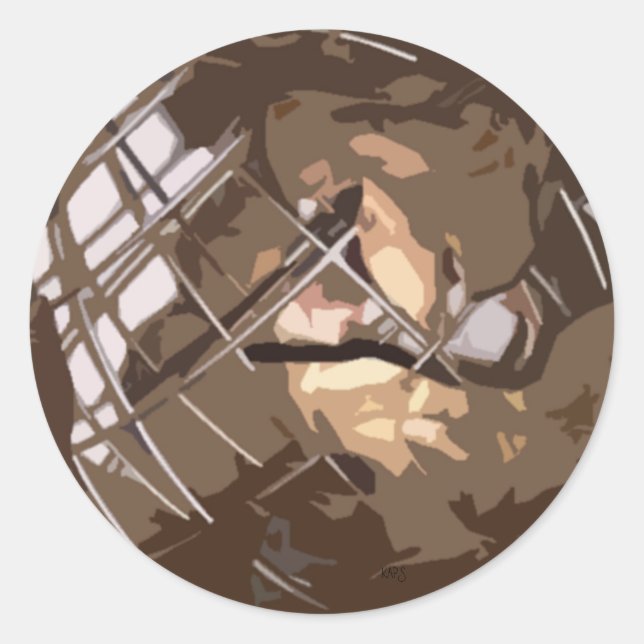 Autocollant 3D World (Devant)