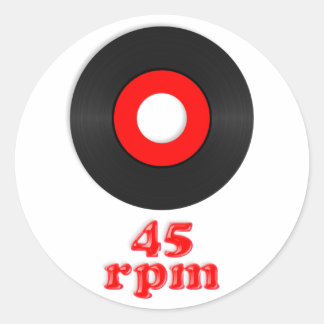 Autocollant 45 tr/min