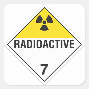Autocollant 7 radioactif