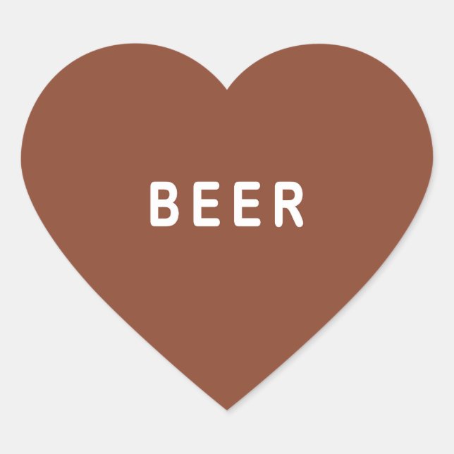 Autocollant à bière amusant (Devant)