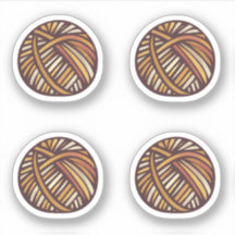 Autocollant à bille de fil