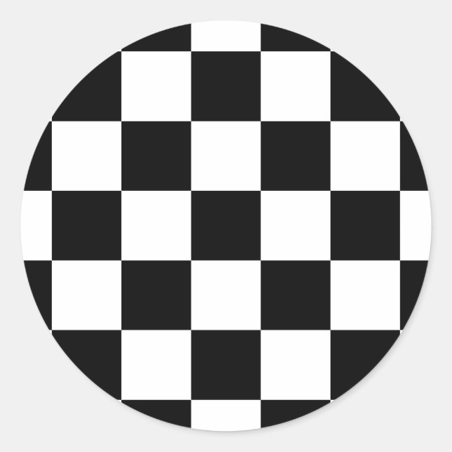 Autocollant à carreaux (Devant)