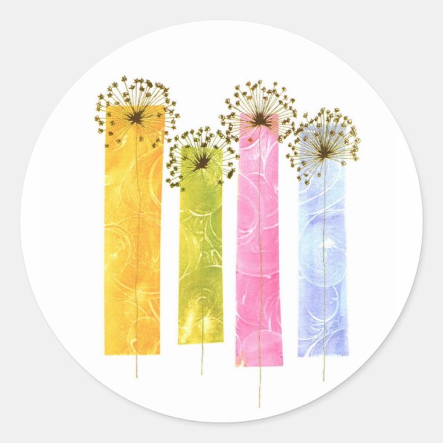 autocollant à fleurs (Devant)