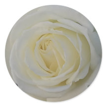 autocollant à fleurs blanches