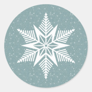 Autocollant à flûte d'hiver