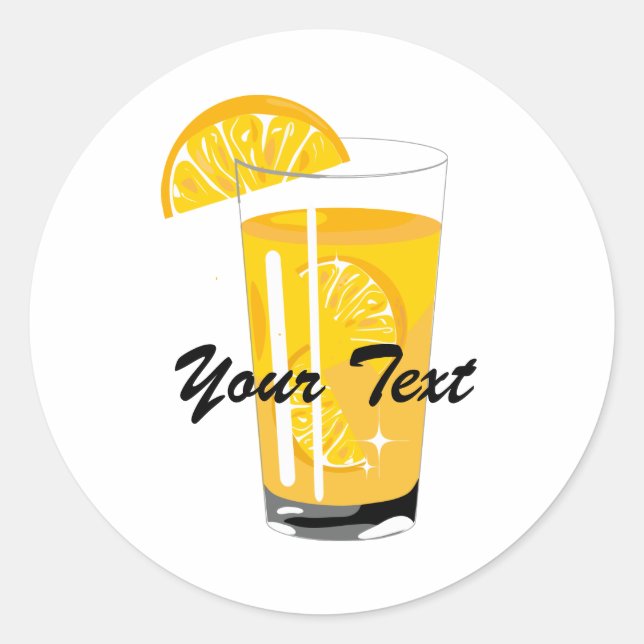 Autocollant à jus d'orange (Devant)