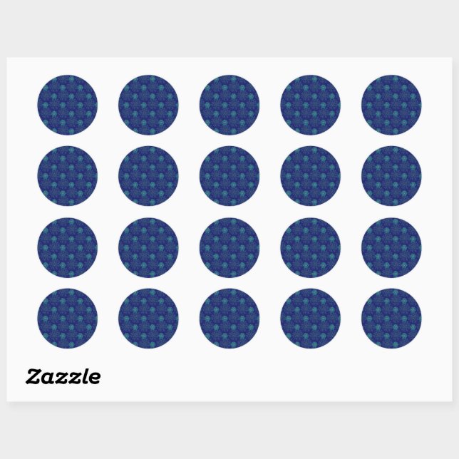 Autocollant à motif floral (Feuille)