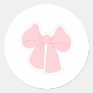 Autocollant à nœud rose pastel mignon | Coquette K