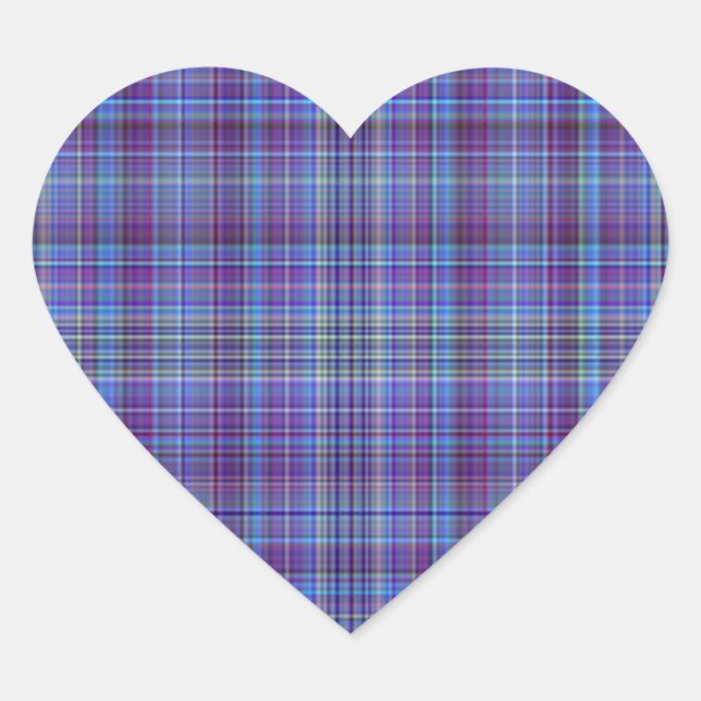 Autocollant à plaid violet Aqua (Devant)