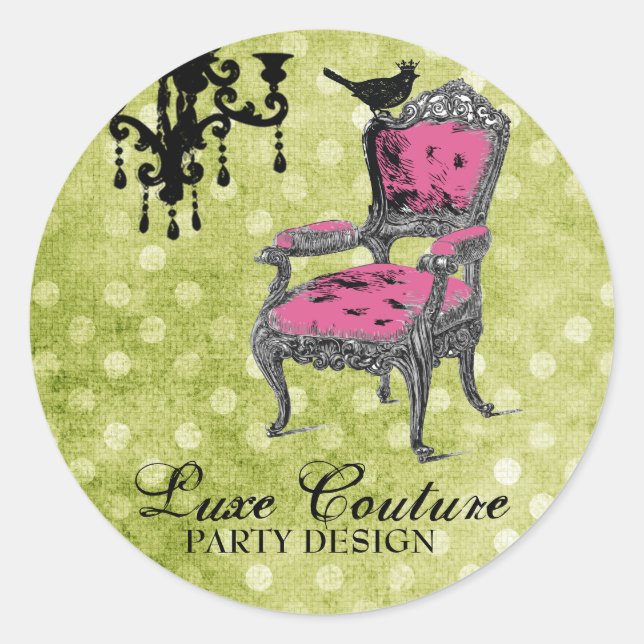 Autocollant à pointes de chaux à la française (Devant)