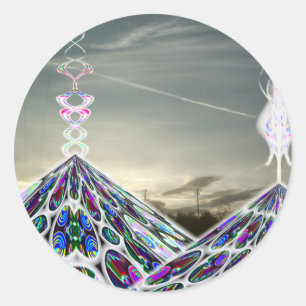 Autocollant à pyramide maya 2012