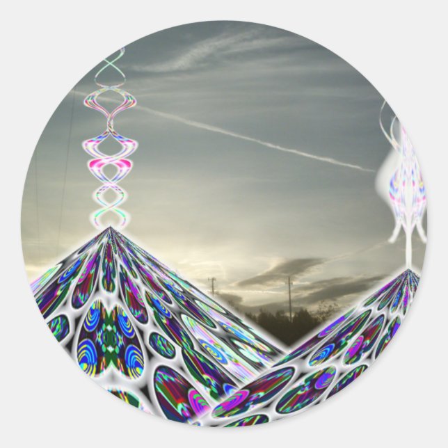 Autocollant à pyramide maya 2012 (Devant)