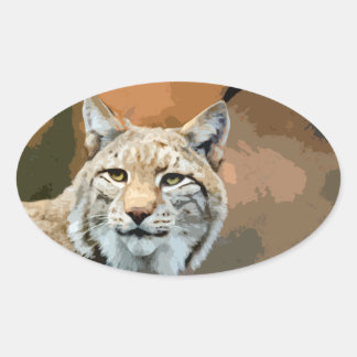 Autocollant à thème animal - Lynx