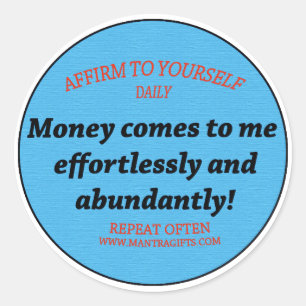 Autocollant abondant