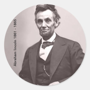 Autocollant Abraham lincoln
