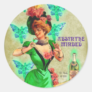 Autocollant Absinthe Mind