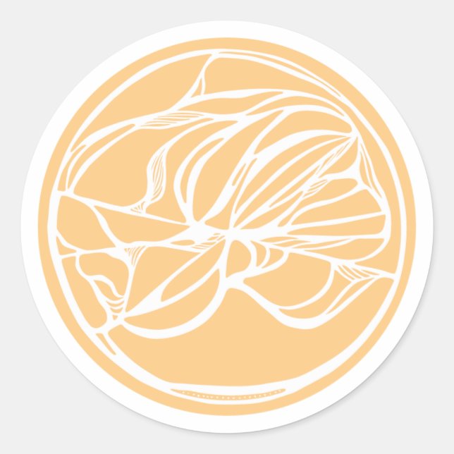 Autocollant Abstrait (Devant)