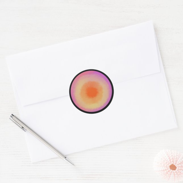 Autocollant Abstrait artistique (Enveloppe)