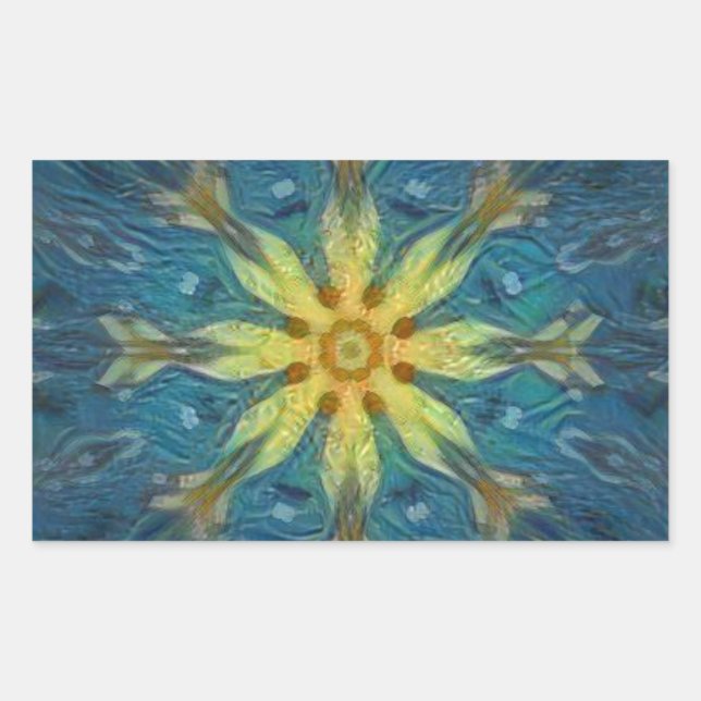 Autocollant Abstrait sous-marin (Devant)