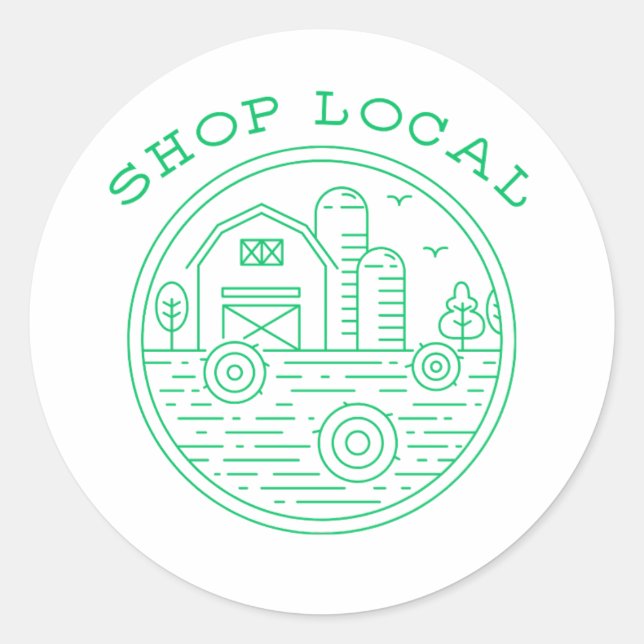 Autocollant Acheter Local (Devant)