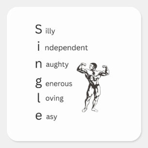 Autocollant Acronyme unique