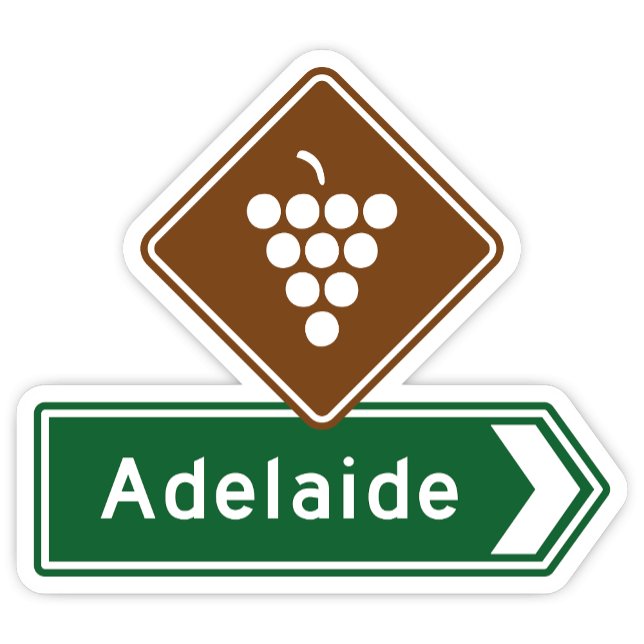 Autocollant Adélaïde, Australie du Sud (Adelaide South Australia Sticker)