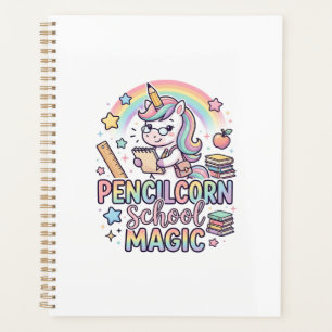 Autocollant adorable de magie scolaire Unicorn Pen