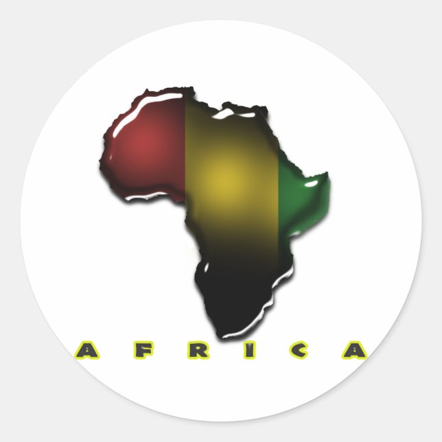 Autocollant Afrique (Devant)