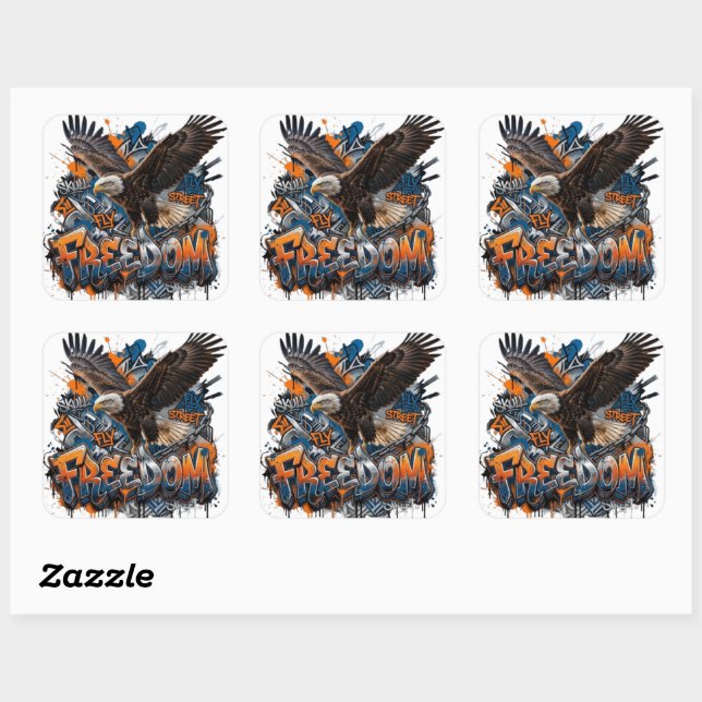 Autocollant Aigle Majestueux | Décalcomanie d'art  (Feuille)