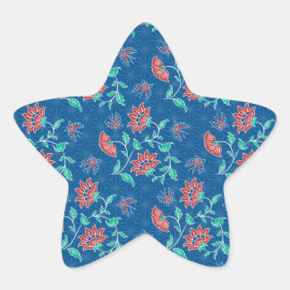 Autocollant Aiyana Floral Batik Star