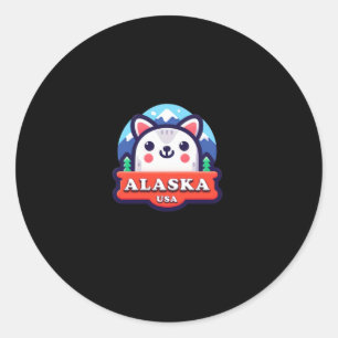 Autocollant Alaska In Usa