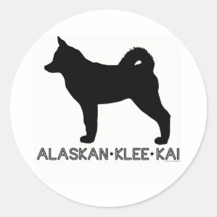 Autocollant Alaskan Klee Kai