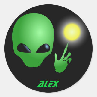 Autocollant Alien