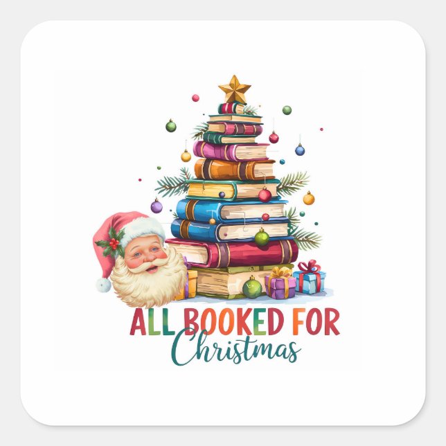 Autocollant « All Booked for Christmas » | Cadeau  (Devant)
