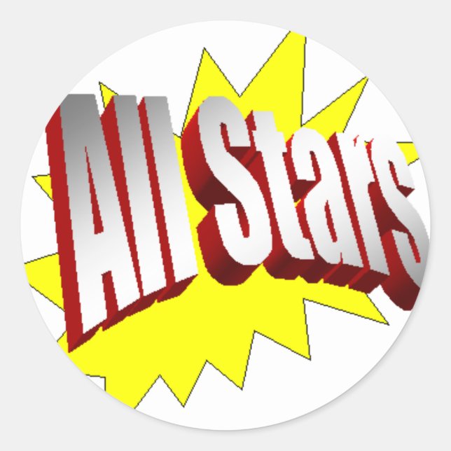 Autocollant All Stars (Devant)