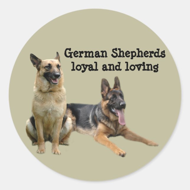 Autocollant allemand des compagnons de berger (Devant)