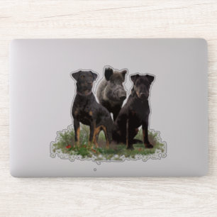 Autocollant allemand Jagdterrier