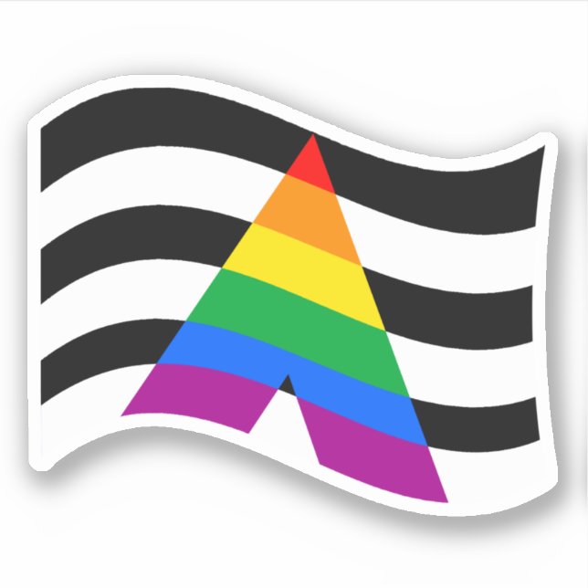 AUTOCOLLANT ALLY LGBTQ (Devant)