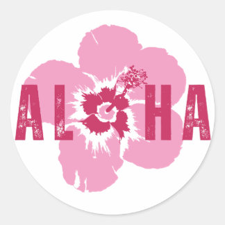 Autocollant Aloha Hibiscus