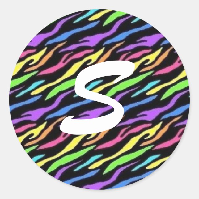 autocollant alphabet poster de animal (Devant)