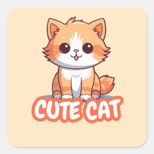 Autocollant Amateur de Chat Esthétique papa de c