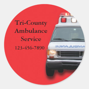Autocollant ambulance