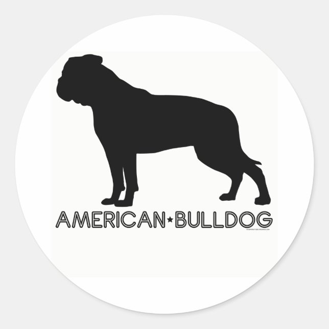 Autocollant américain Bulldog (Devant)