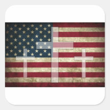 Autocollant American Cross