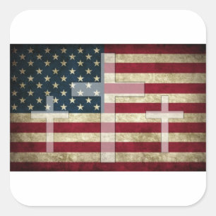 Autocollant American Cross