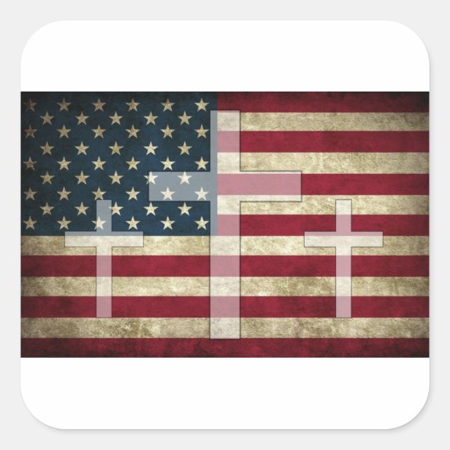 Autocollant American Cross (Devant)