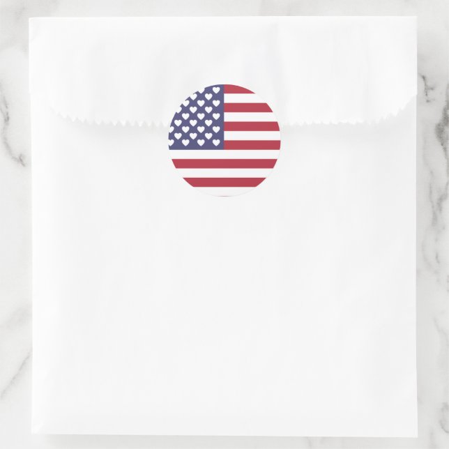 Autocollant American Flag (Sac)