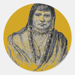 Autocollant amérindien